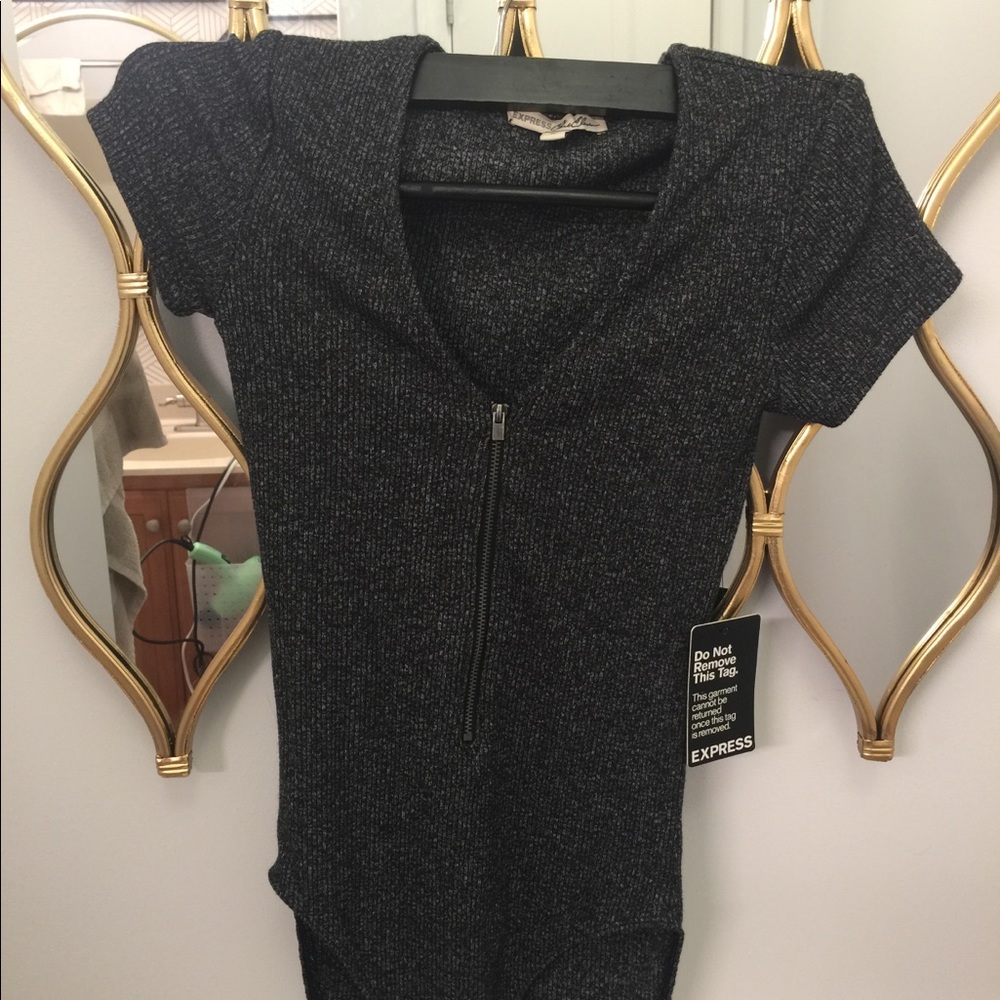 Express short sleeve body suit